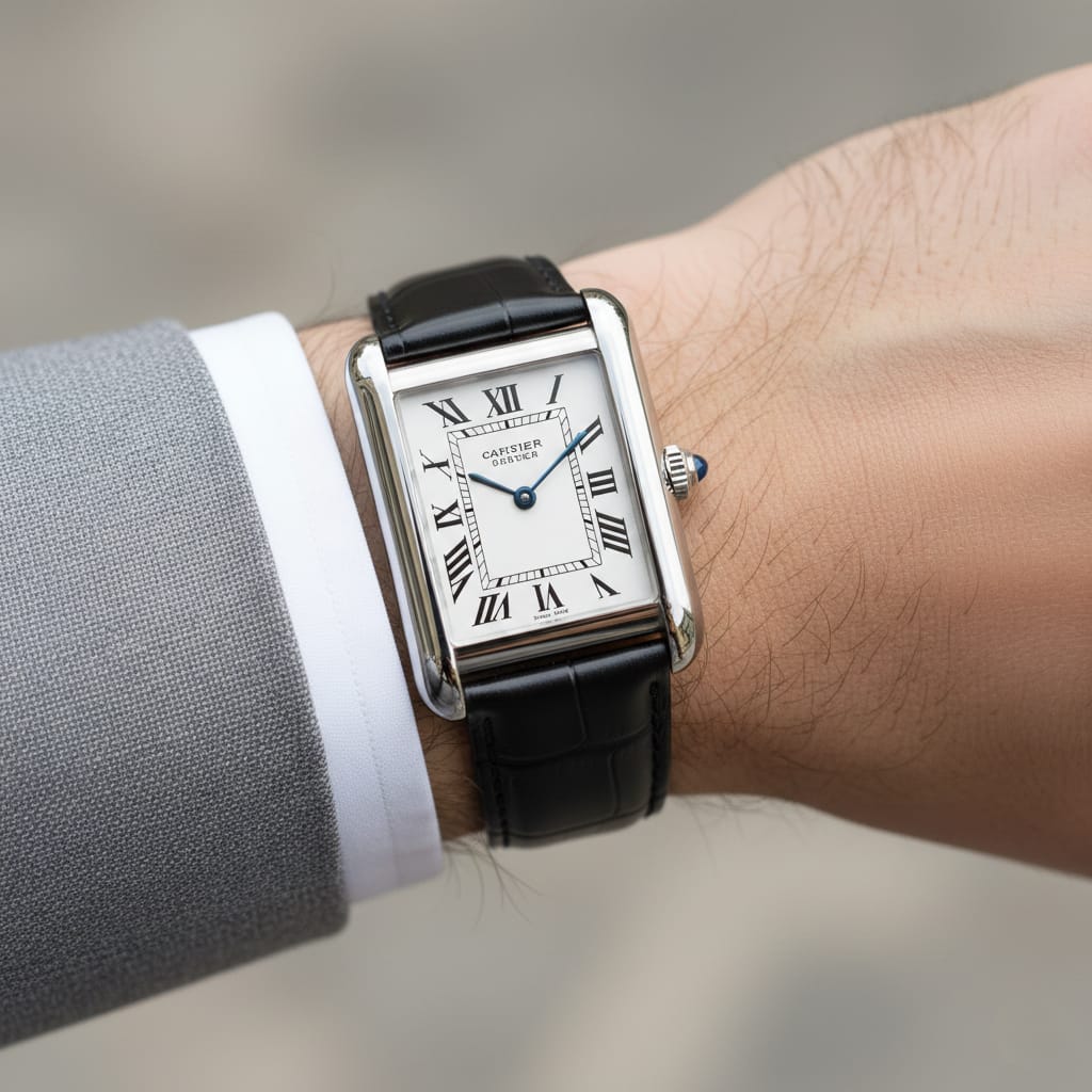 Steel Case | Cartier Tank Louis