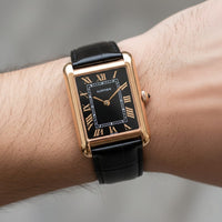 black dial | Cartier Tank Louis
