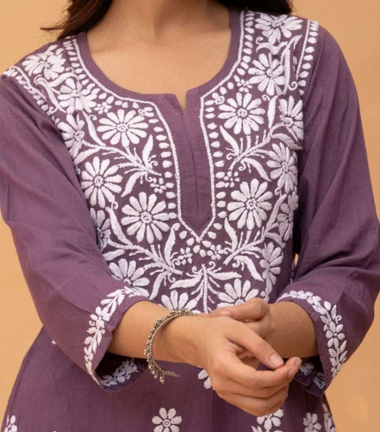 Kurti + Diamond Set Combo