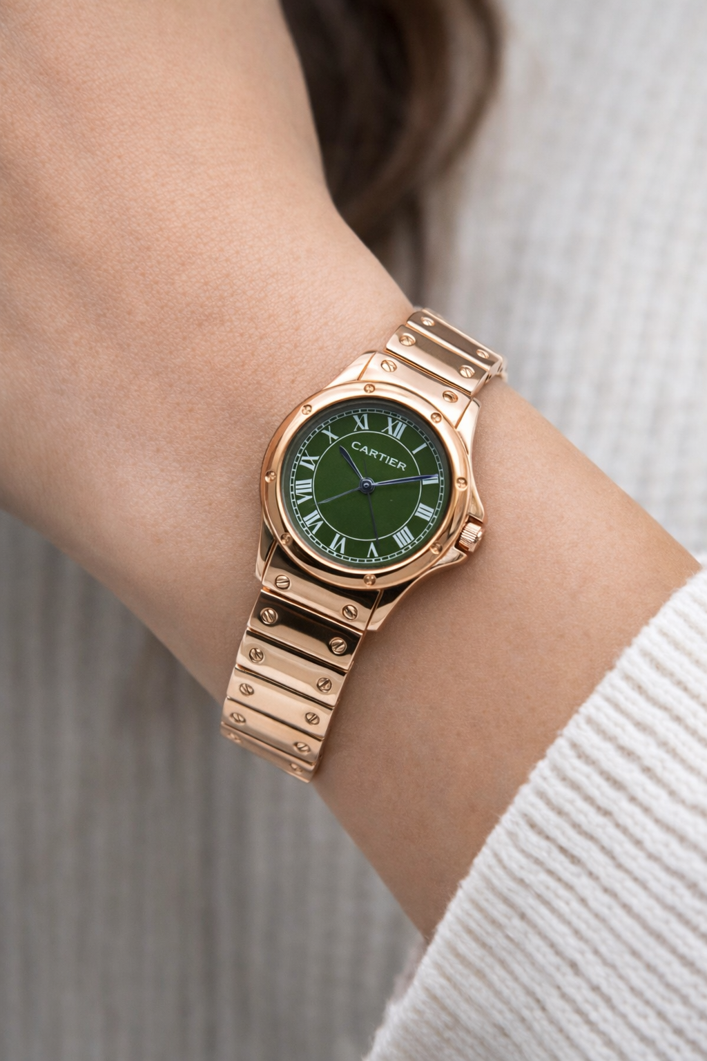 Cartier Santos Rose Gold Ladies Watches