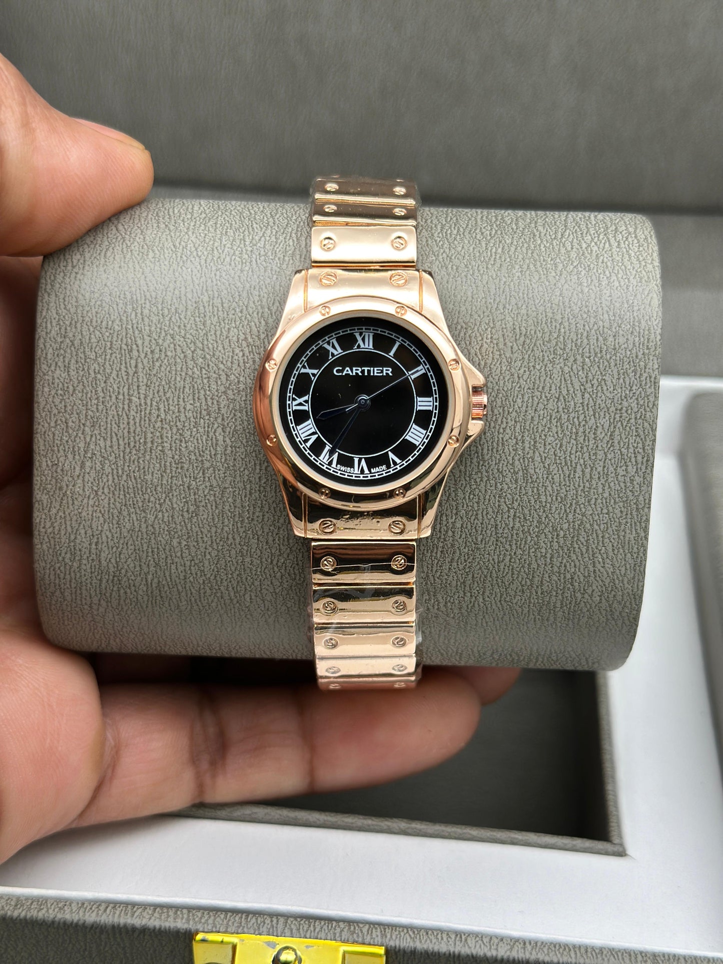 Cartier Santos Rose Gold Ladies Watches